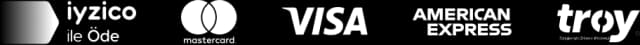 iyzico ile Öde — Mastercard, Visa, American Express, Troy