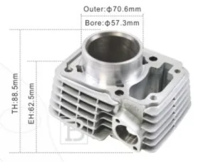 CBF-150 SILINDIR 57.3mm KOMPLE