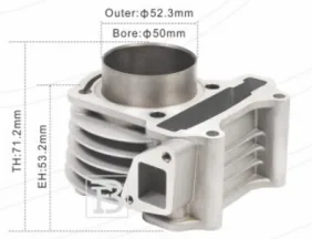 GY-6 - 80CC SİLİNDİR 50MM TAKIMI