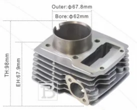 MH-150 DRIFT 150 SILINDIR 62mm KOMPLE