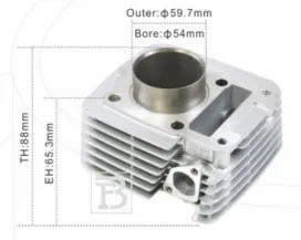 YBR-125 SILINDIR 54mm KOMPLE