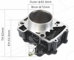 BAJAJ NS 200 SİLİNDİR 72MM KOMPLE